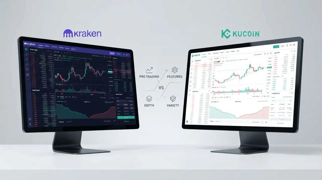 Kraken أم KuCoin: أيهما أفضل لتداول العملات المشفّرة؟