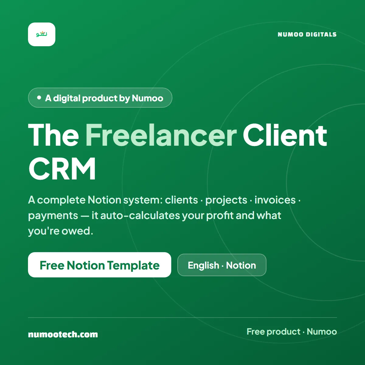 Numoo Freelancer Client CRM
