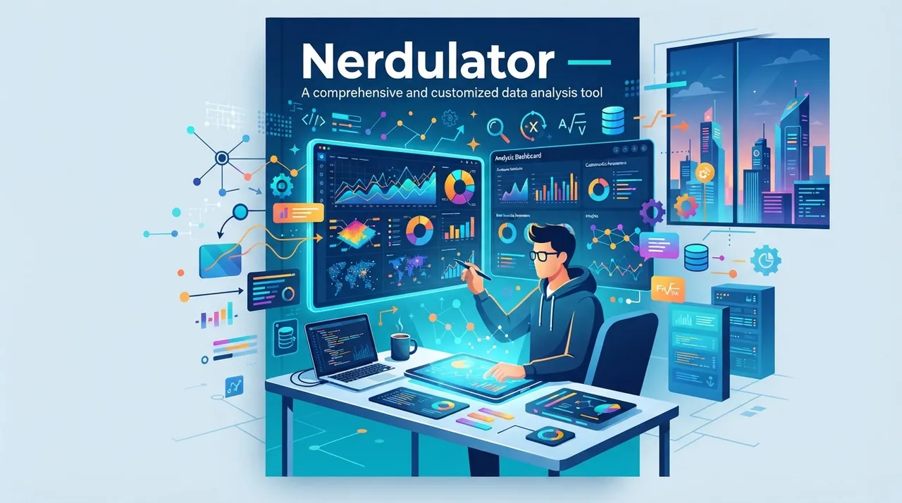 Nerdulator — أداة تحليل بيانات شاملة ومخصصة