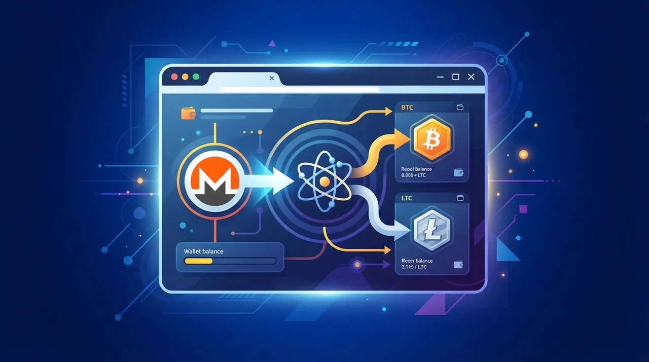Non-custodial Monero->BTC/LTC Atomic Swaps in the Browser