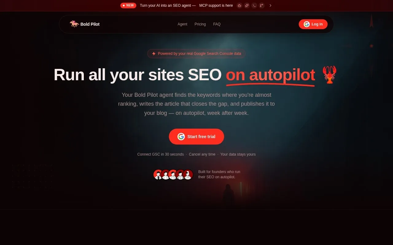 لقطة من BoldPilot: مساعدك الآلي لتحسين محركات البحث