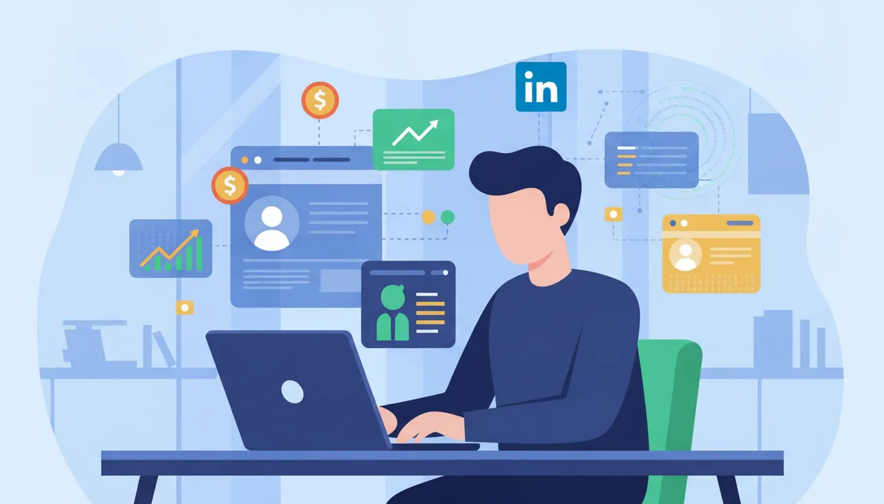 اكتشف فرصتك الذهبية: 3 استراتيجيات لربح 1000$ شهريًا من لينكد إن باستخدام AI (بدون خبرة مسبقة)